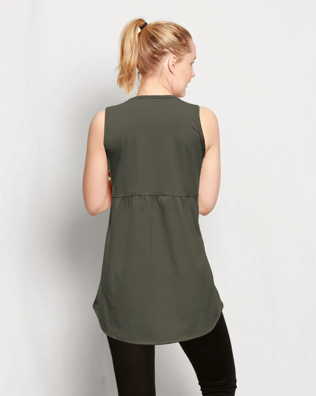 #131 Sleeveless Tunic Top 175gsm