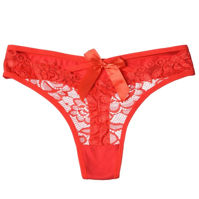 2017 New Arrival Women's Thong Panties Sexy Lace Shorts Hot Sale Lace G-Strings for Women Underwear Panty