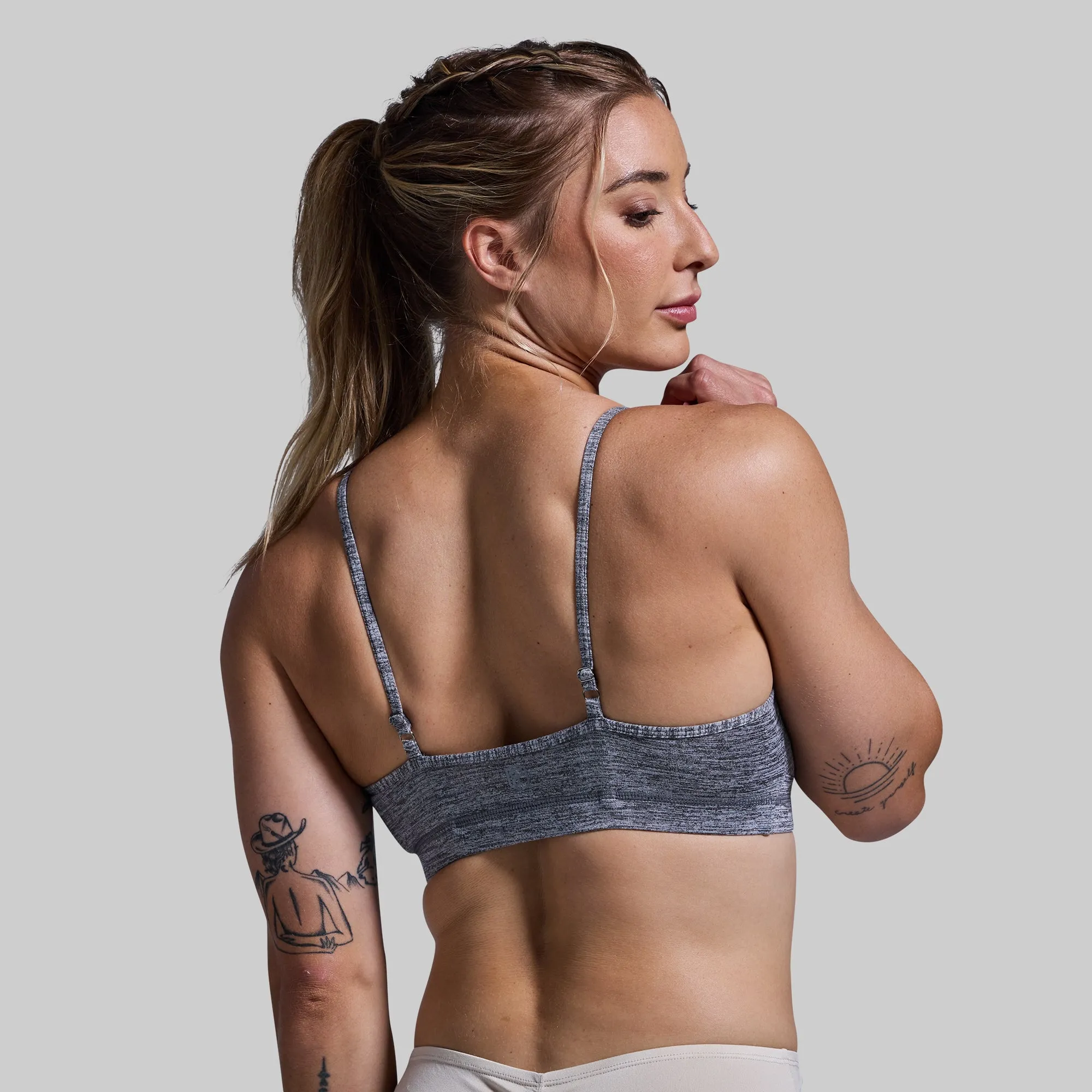 Athleisure Bra (Heather Grey)