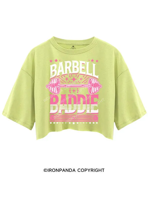 BARBELL BADDIE CROP TOPS