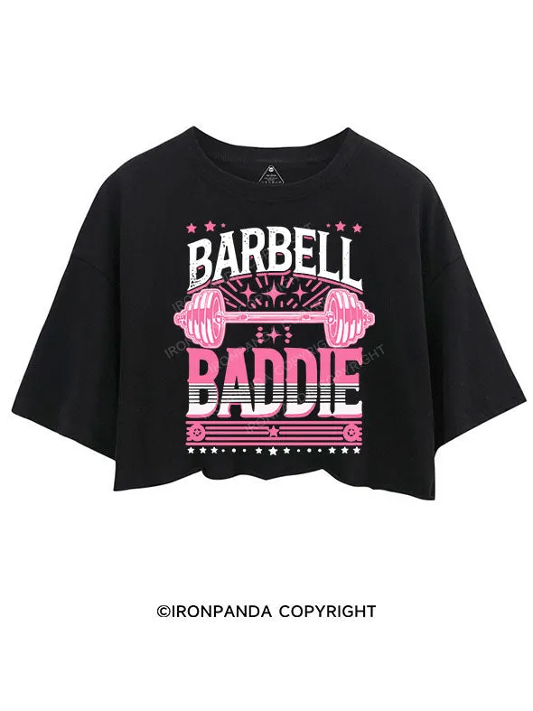 BARBELL BADDIE CROP TOPS