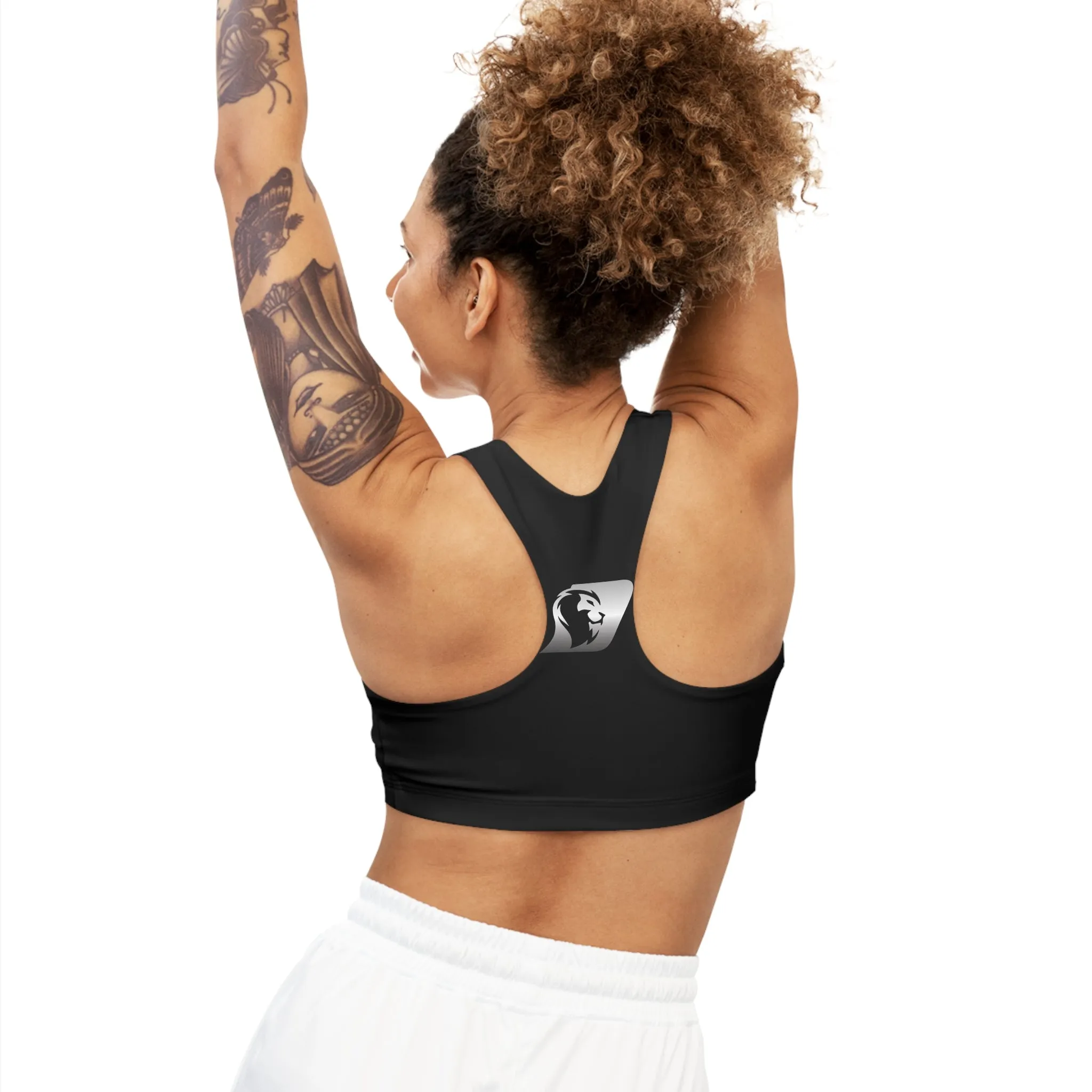 Beauty is the Beast Seamless Sports Bra (AOP)