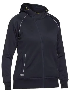 Bisley Women's Fleece Zip Front Hoodie Sherpa Lined BKL6925