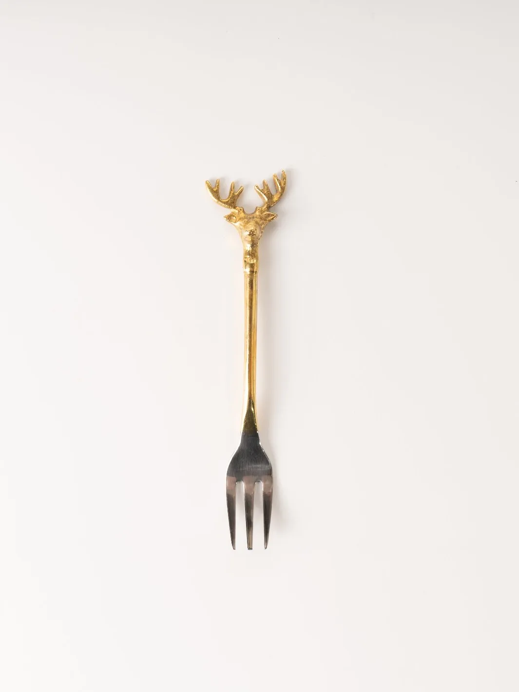 Brass Reindeer Fork