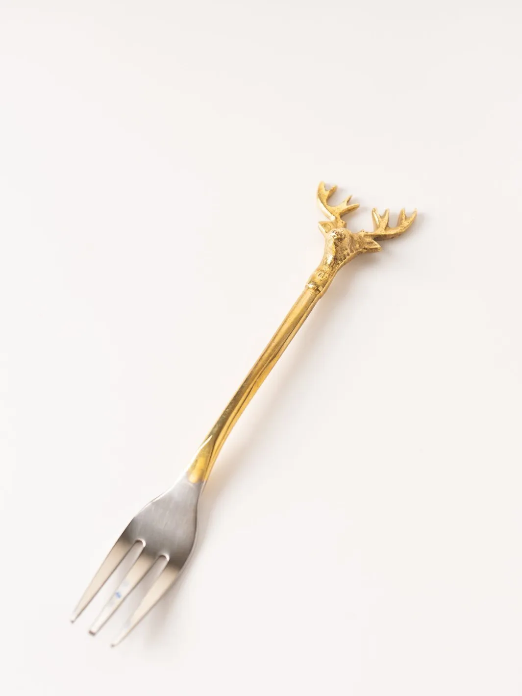 Brass Reindeer Fork