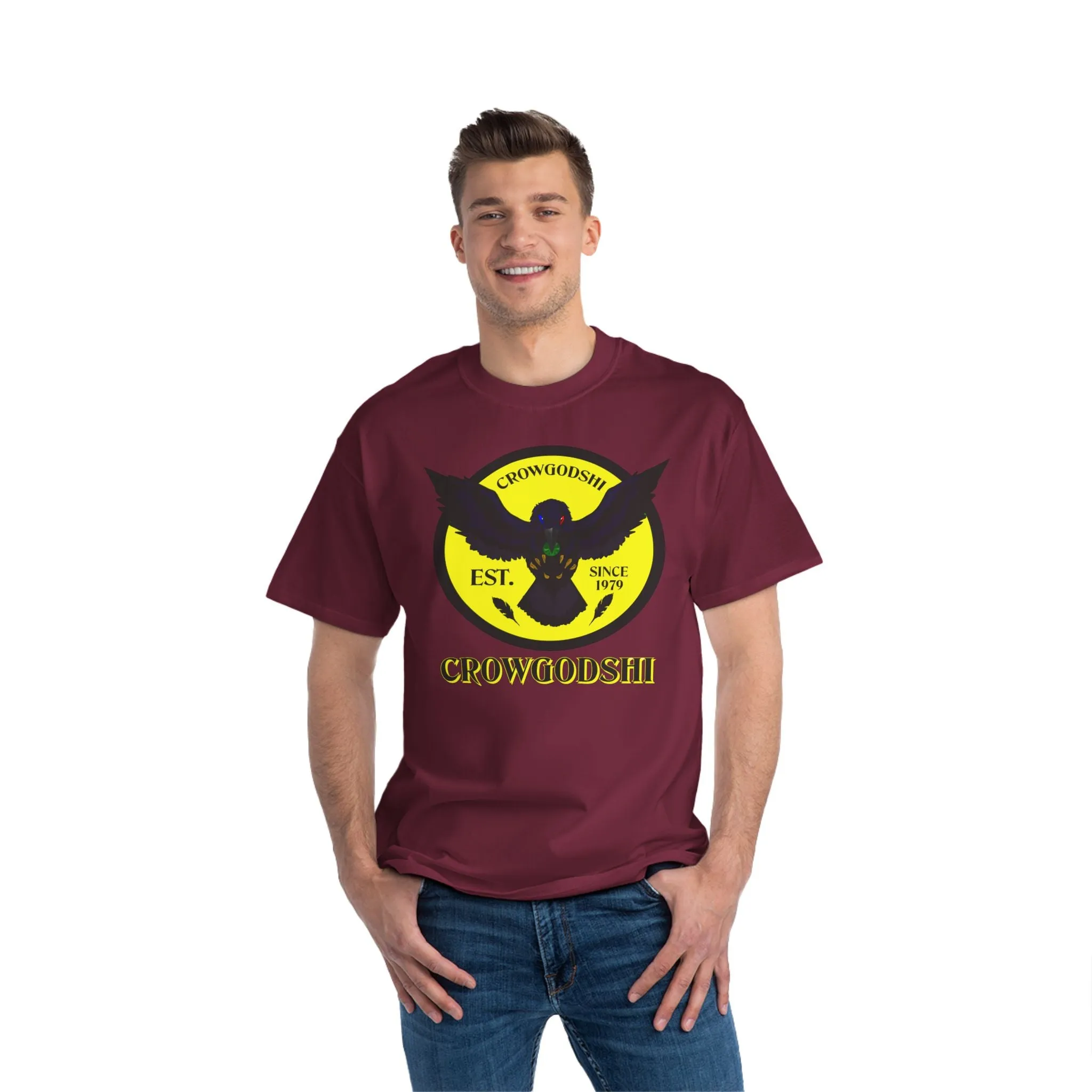 Crowgodshi First Generation Limited Edition Beefy-T®, YELLOW LOGO