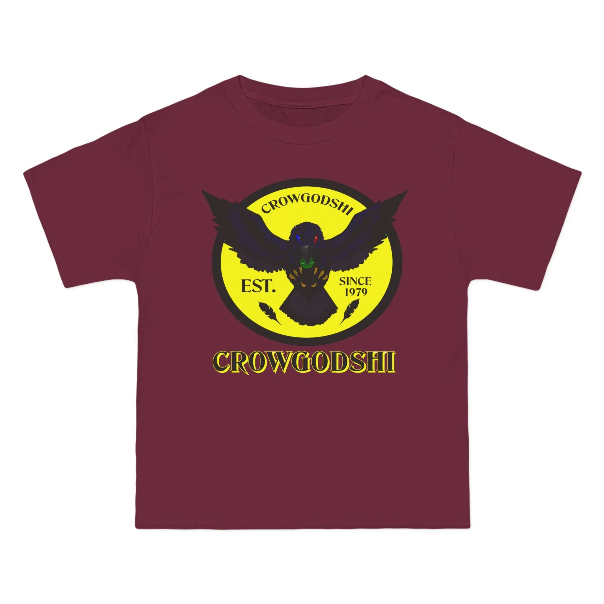 Crowgodshi First Generation Limited Edition Beefy-T®, YELLOW LOGO