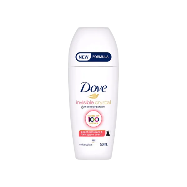 Dove Invisible Crystal Deodorant Roll On 50ml