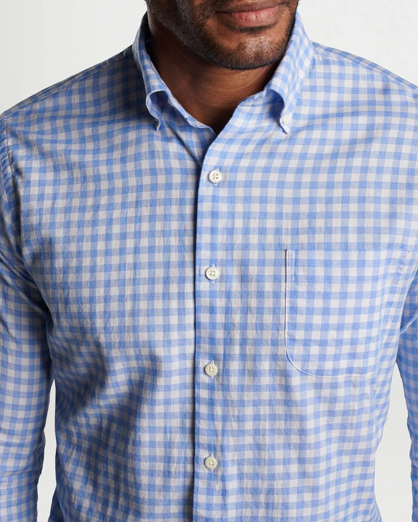 ELMWOOD COTTON SHIRT - CAPE BLUE