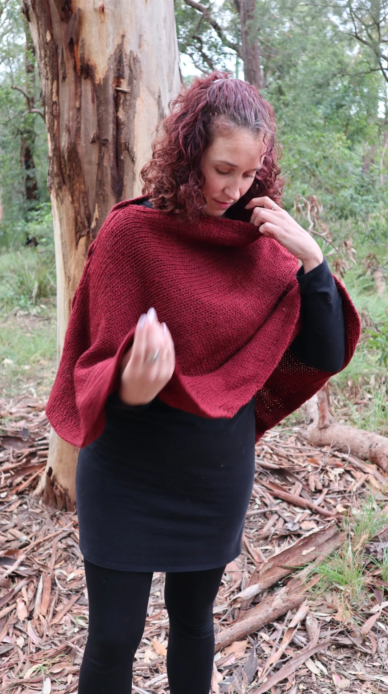 Fair Trade Ethical Women's Woollen Poncho