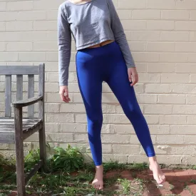 Fair Trade Organic Cotton Leggings Blue