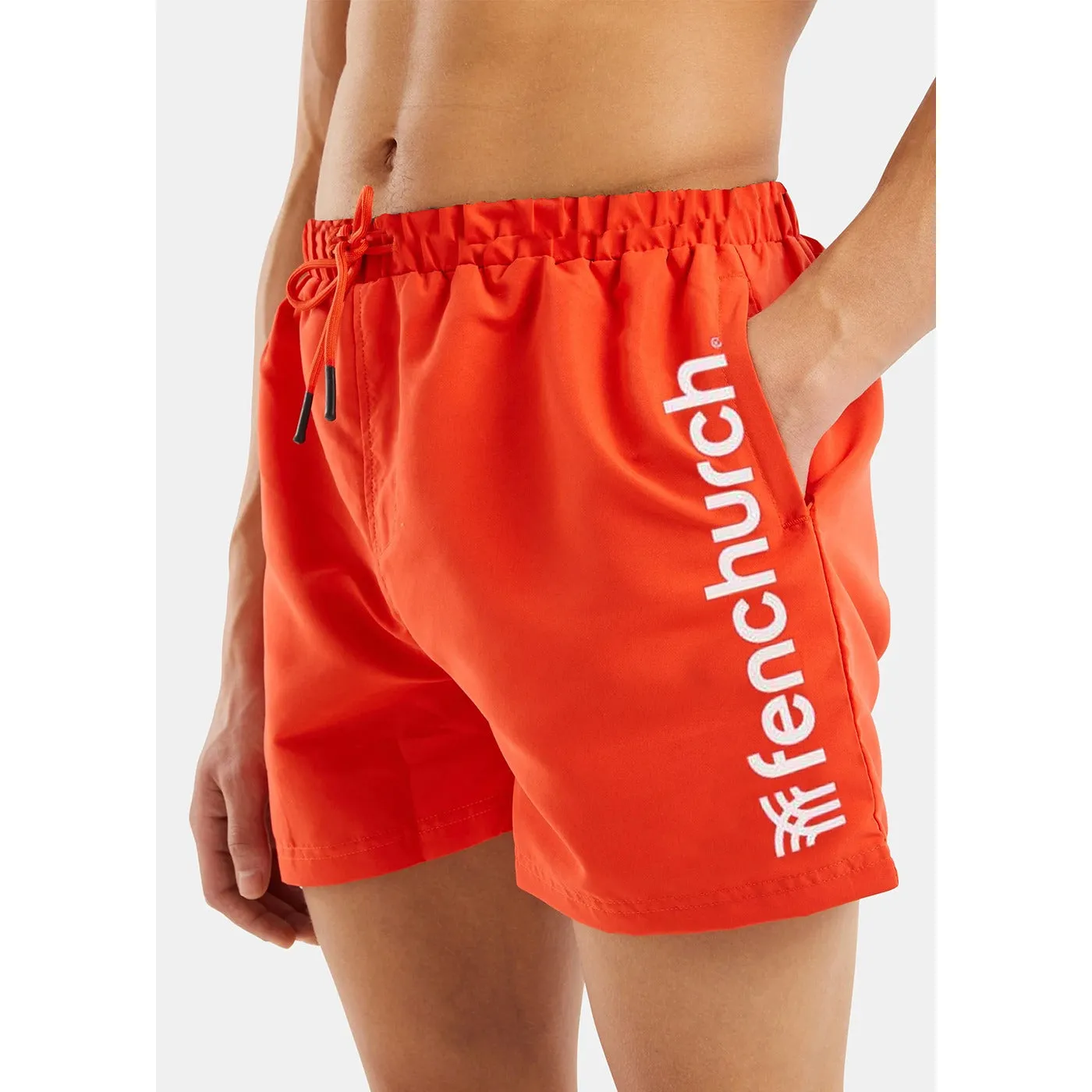 FNCH Orange Swim Shorts