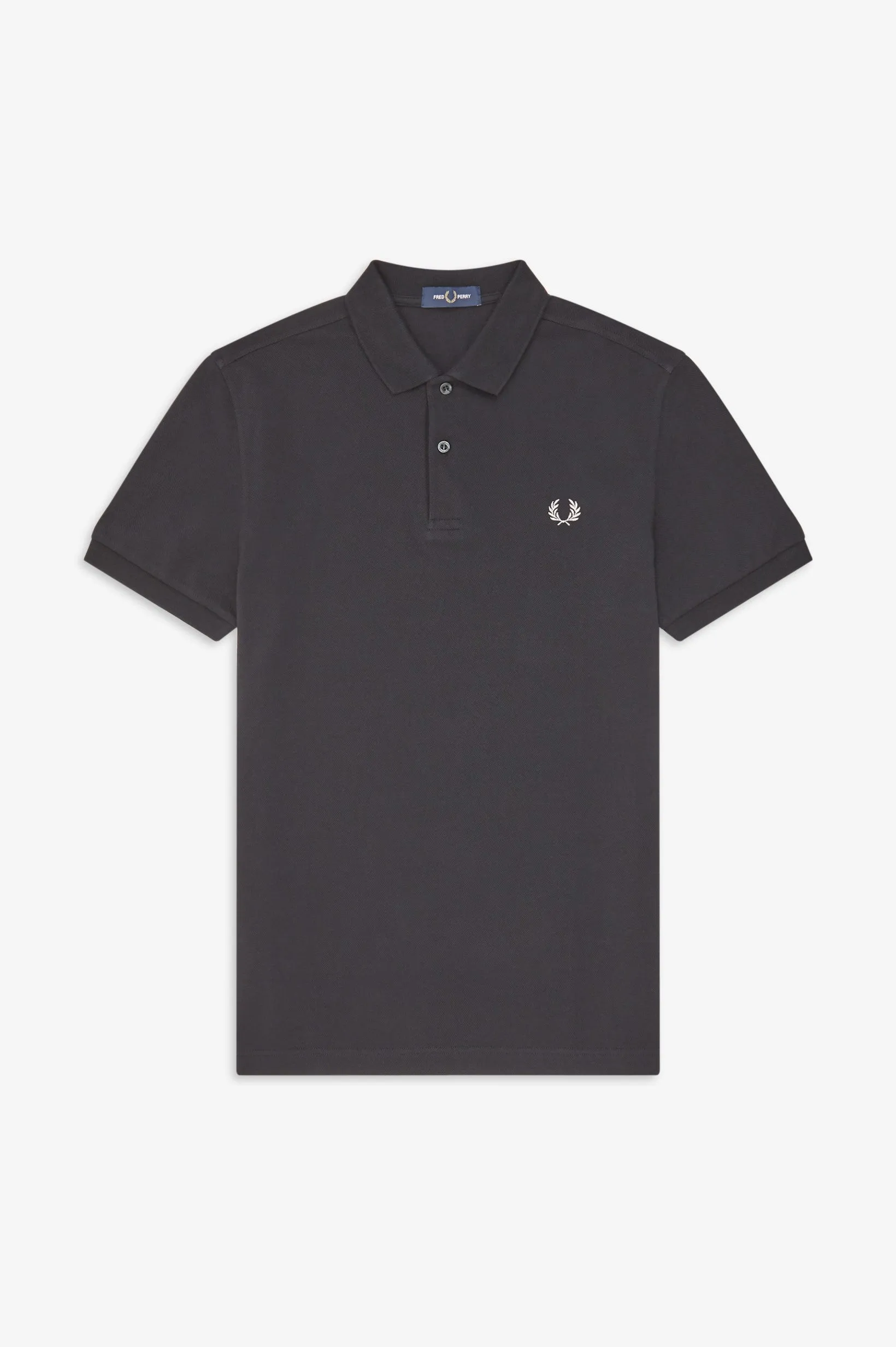 Fred Perry Plain Black Polo M6000