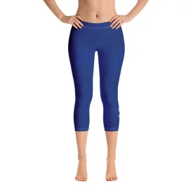 Harmony Blue Capri Leggings