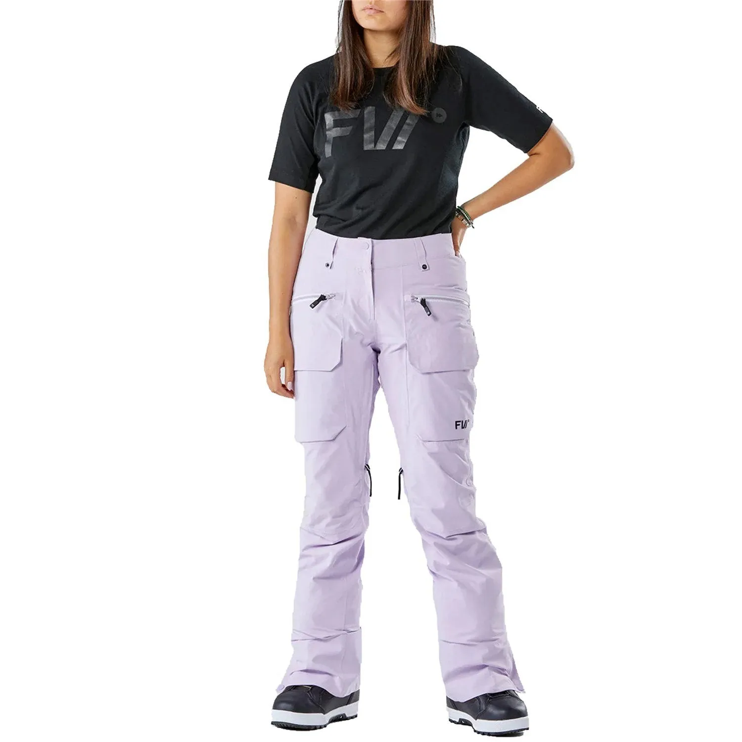 Insulated trousers FW Catalyst 2L for women, wisteria