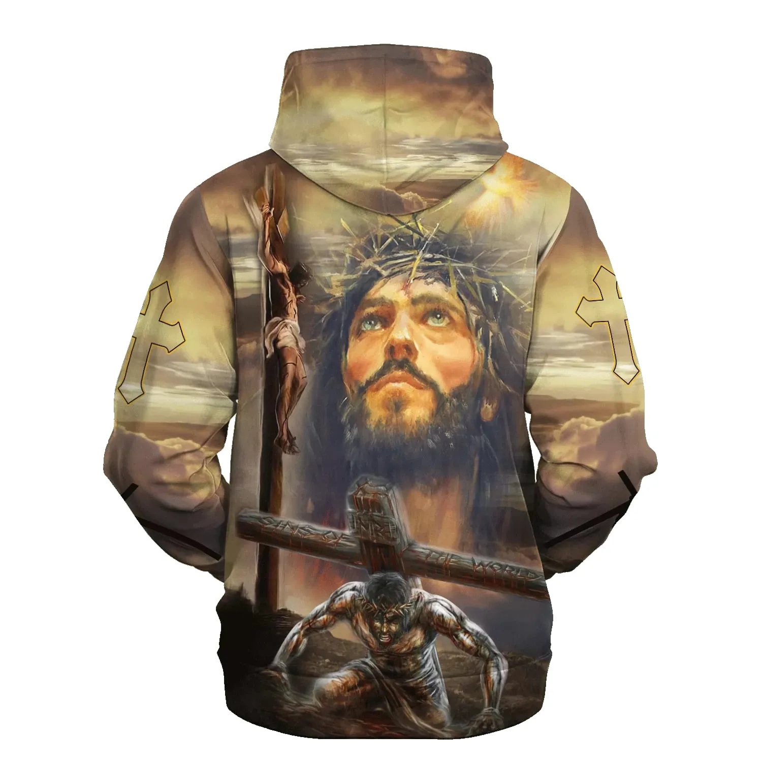 Jesus God Is My Savior Hoodie My Everything Life Of Jesus Hoodies Jesus Hoodie Men & Women Christian Hoodie 3D Printed Hoodie