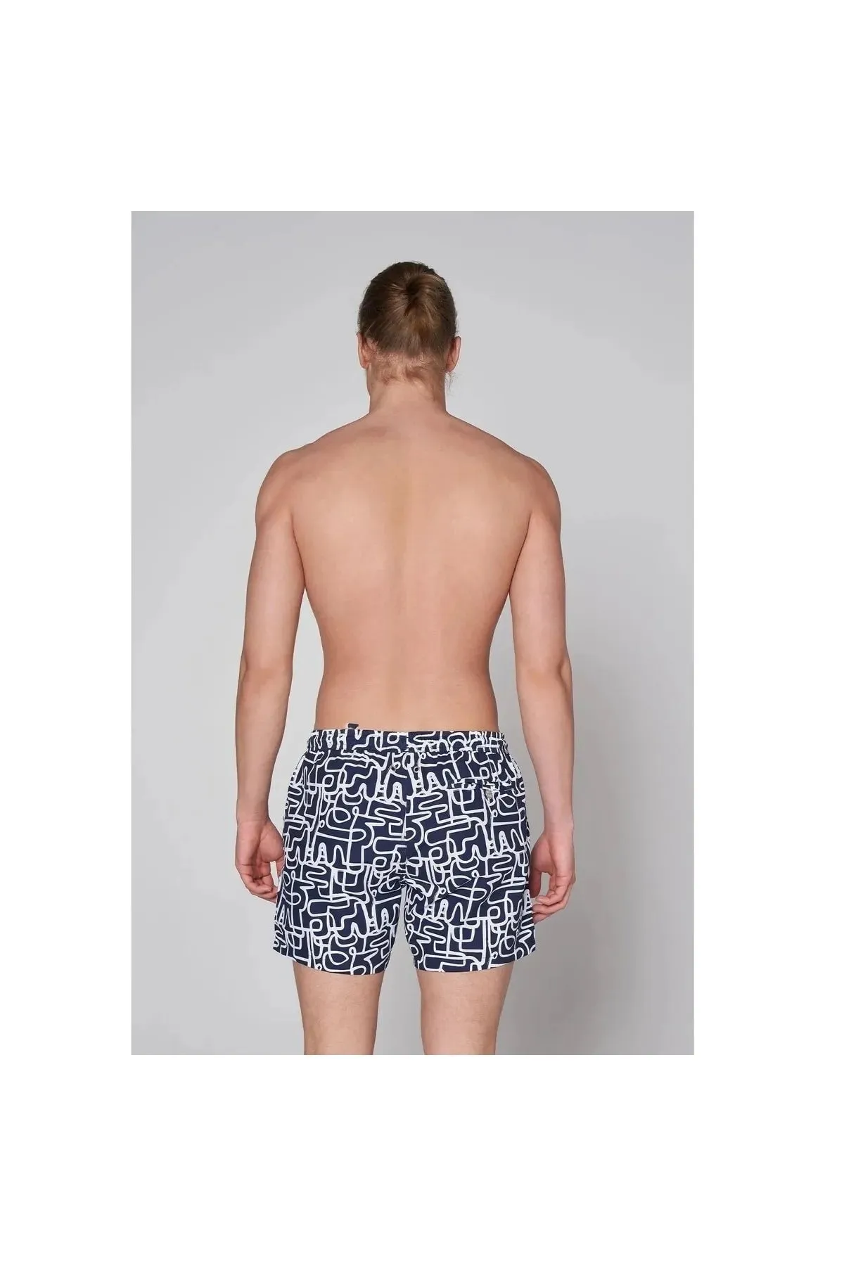 John Frank Men's Navy Swim Shorts