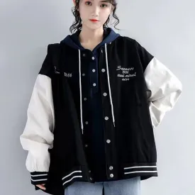 Loose Fit Varsity Jacket