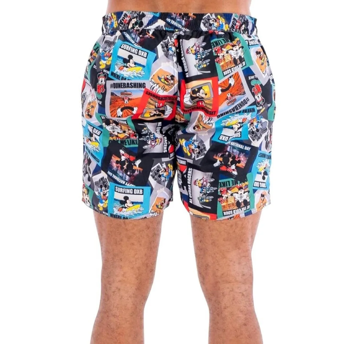 Men Boardshorts Black DXB Meme's