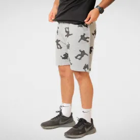 Men Shorts - Print - Light Grey (boy)