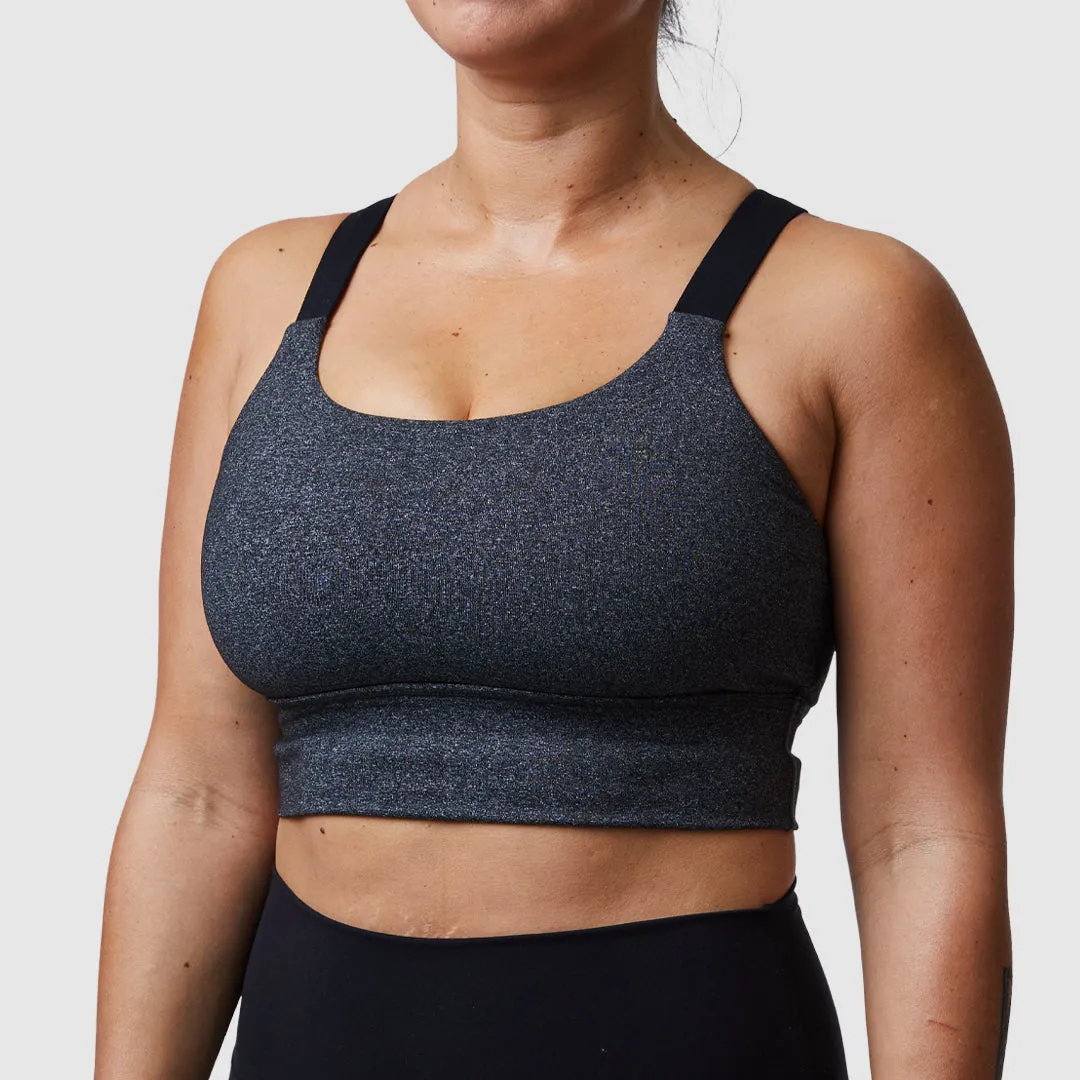 Moxie Full Throttle Sports Bra (Steel Smoke)