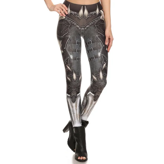 NADANBAO Brand New BARBARIAN Skull Women Leggings Printed Leggins  Woman Pants