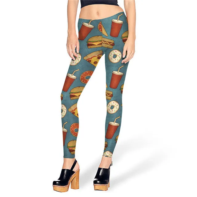 NADANBAO New Fashion Women leggings Super HERO Deadpool Leggins Printed legging for Woman pants