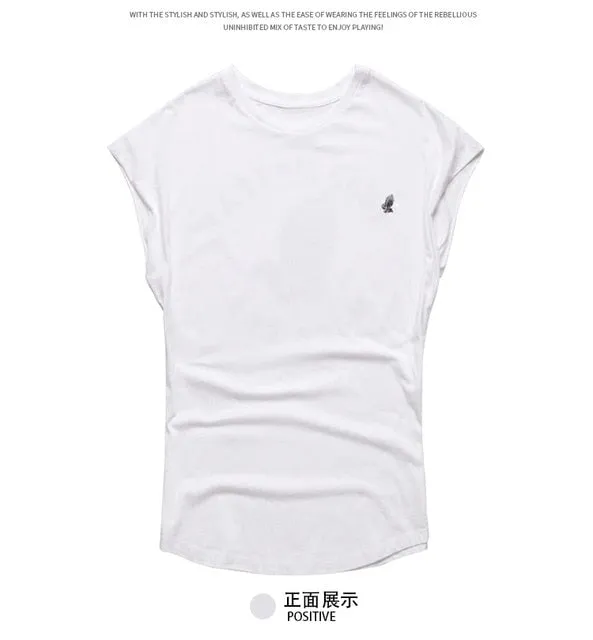 New men street fashion tank tops men printed casual cotton o neck tank top men sleeveless high quality hot sale tank tops