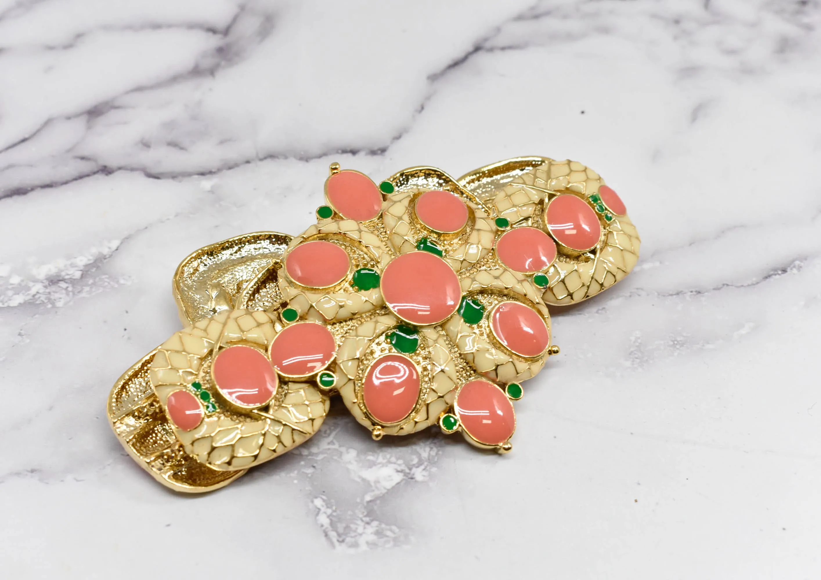 Pink Extravagant Buckle 10.5" x 2.5" - 1 Piece