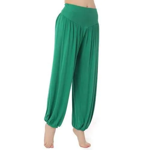 Plus Size Women Multicolor Loose Workout Pants