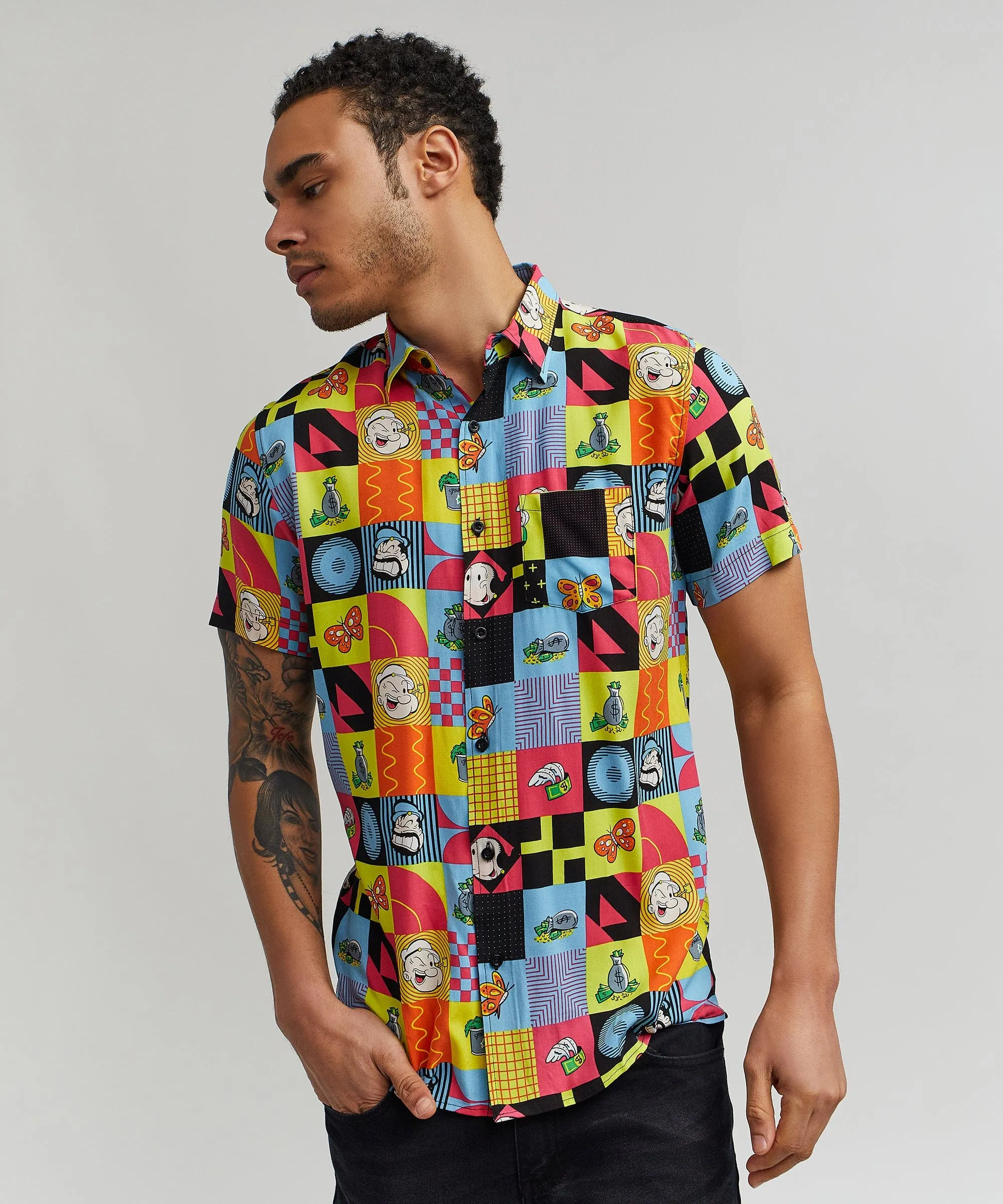 Popeye Trapped Short Sleeve Shirt