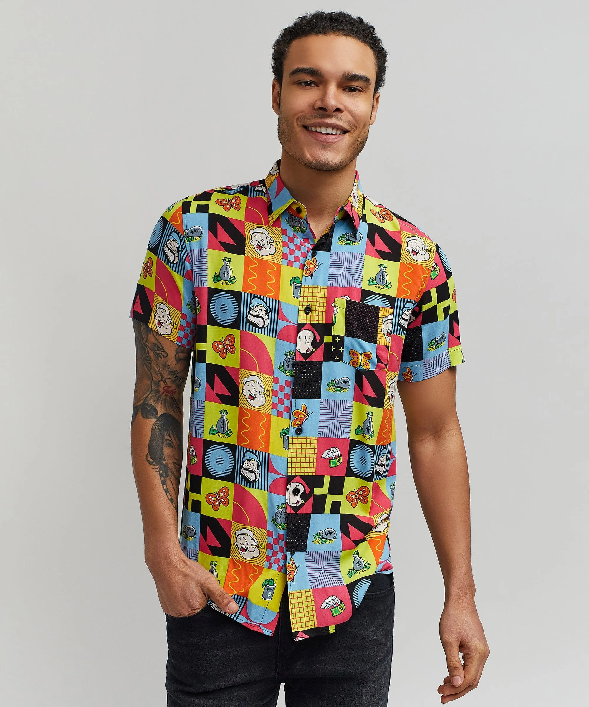 Popeye Trapped Short Sleeve Shirt