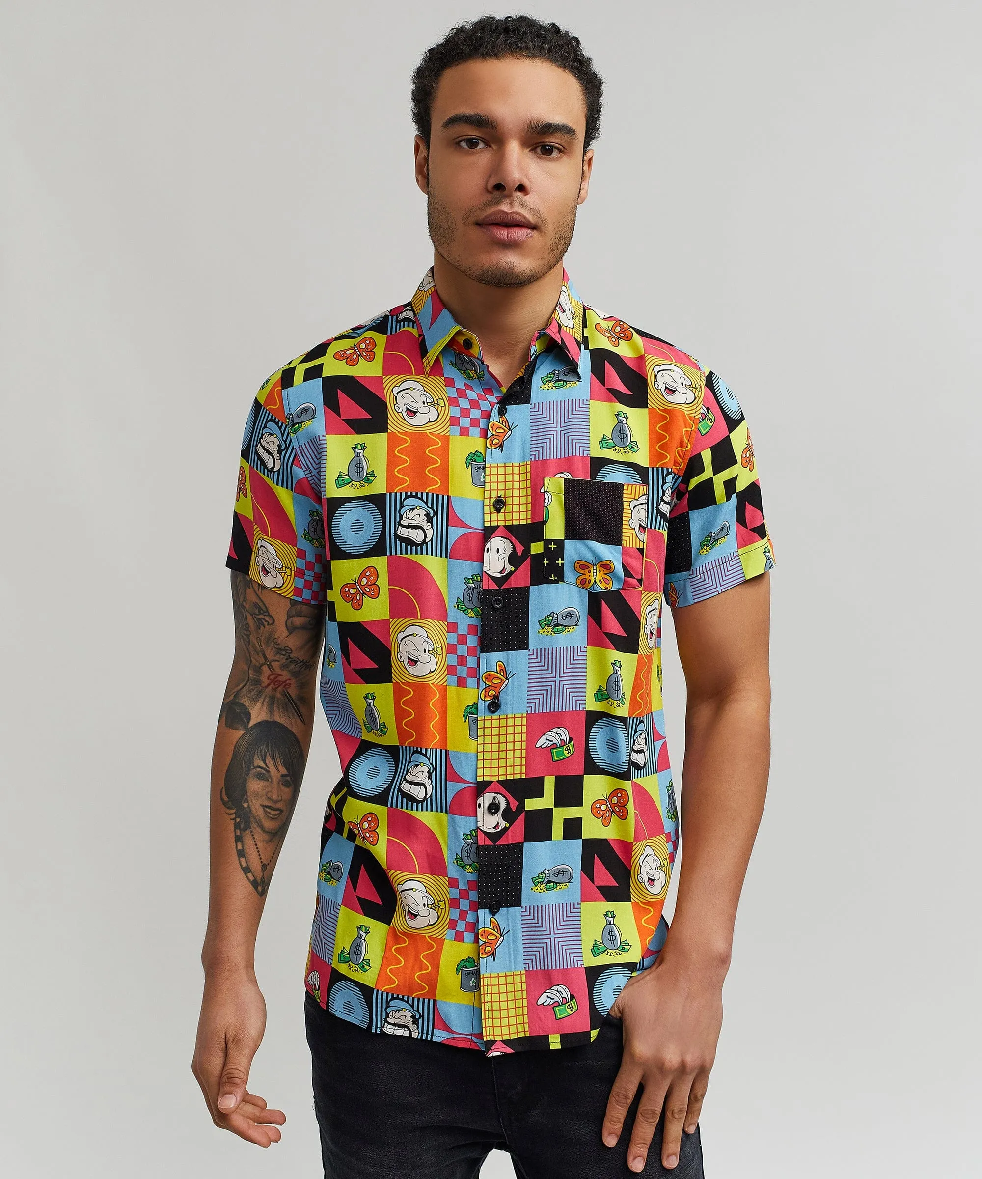 Popeye Trapped Short Sleeve Shirt