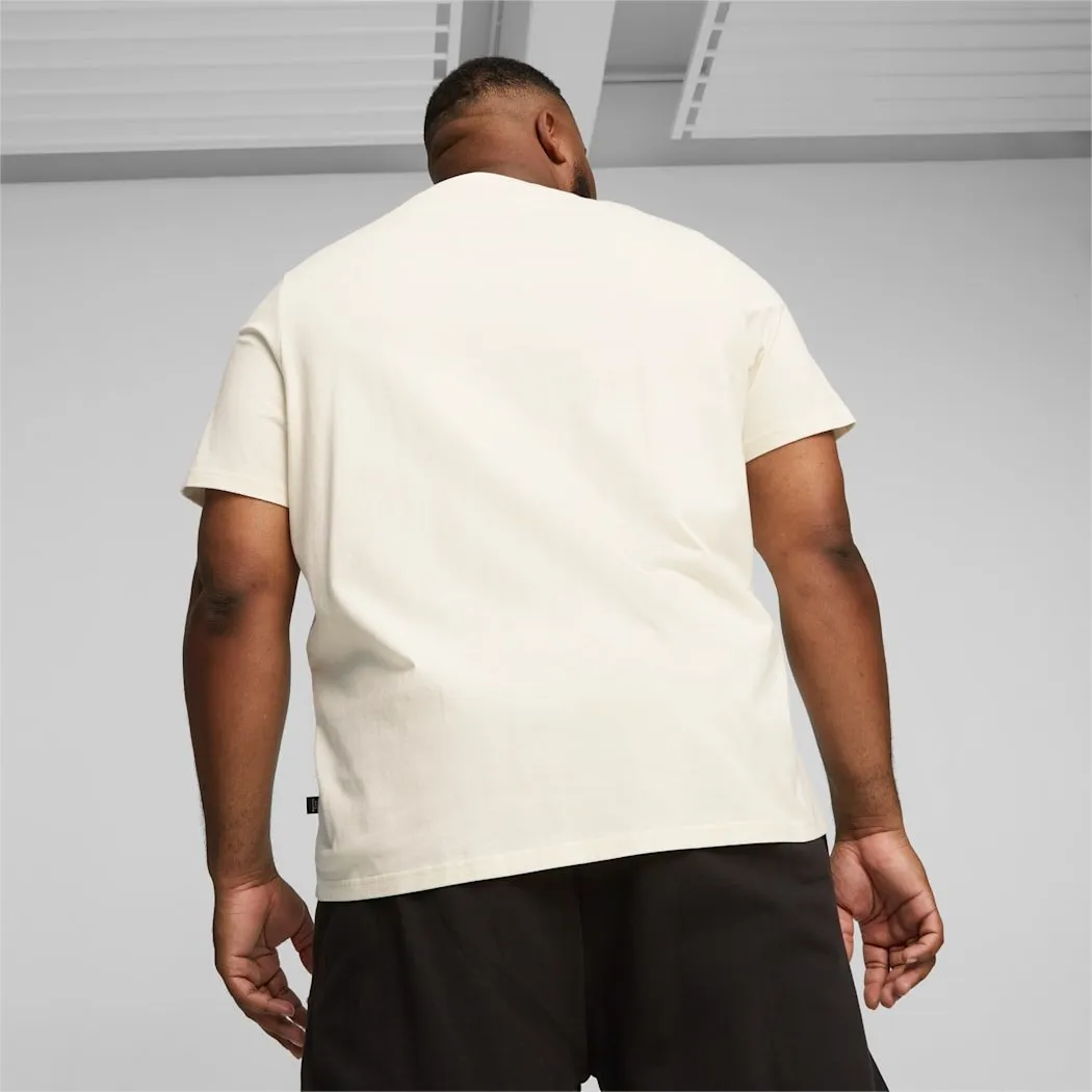 PUMA MENS BETTER ESSENTIALS TEE SAND