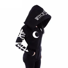 Punk Moon Witch Craft Printed Punk Rock Hoodies