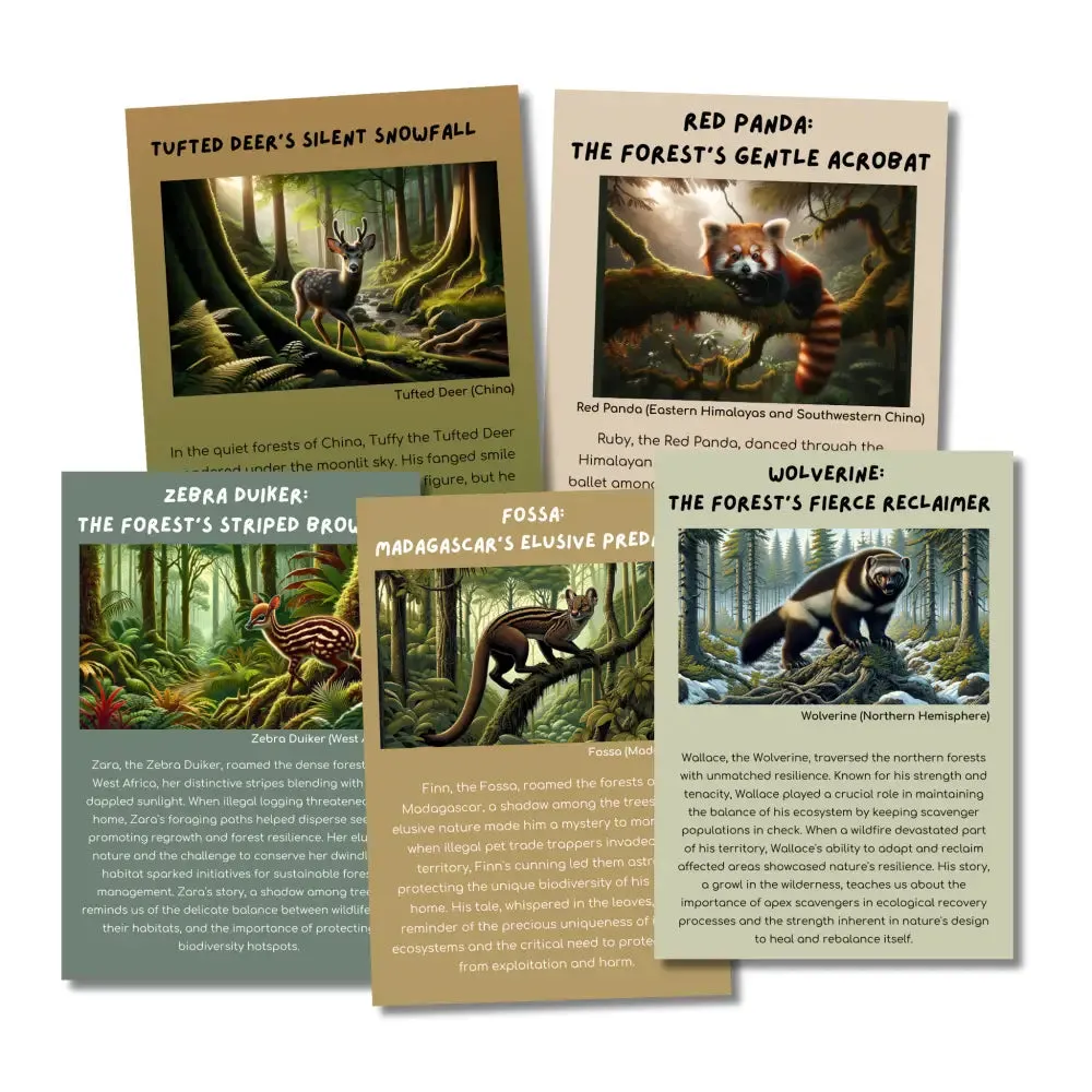 "Strange Animals in the Forest" Kid's Activities- PLR Rights