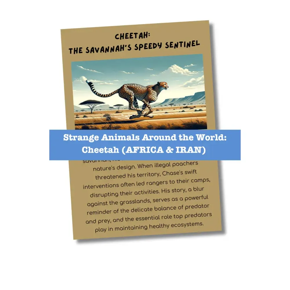 "Strange Animals of Africa" Kid's Activities- PLR Rights