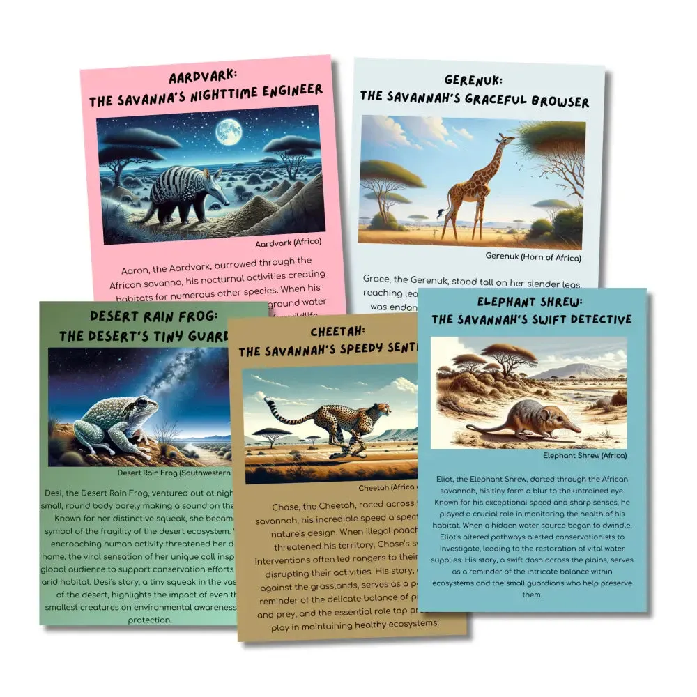 "Strange Animals of Africa" Kid's Activities- PLR Rights