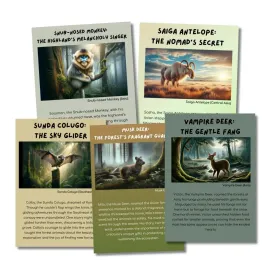 "Strange Animals of Asia" Kid's Activities- PLR Rights