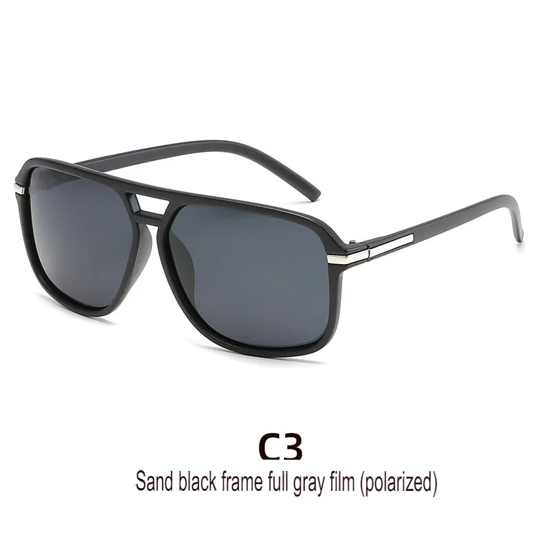 Sports Sunglasses, Anti-Uv, Fashionable Men's And Women's Retro Large Frame Sunglasses