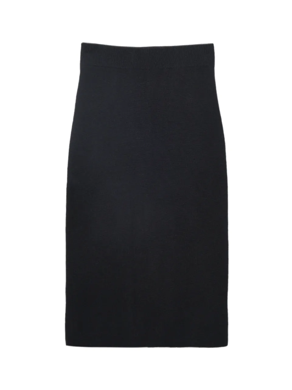 Straight Midi Skirt_Black