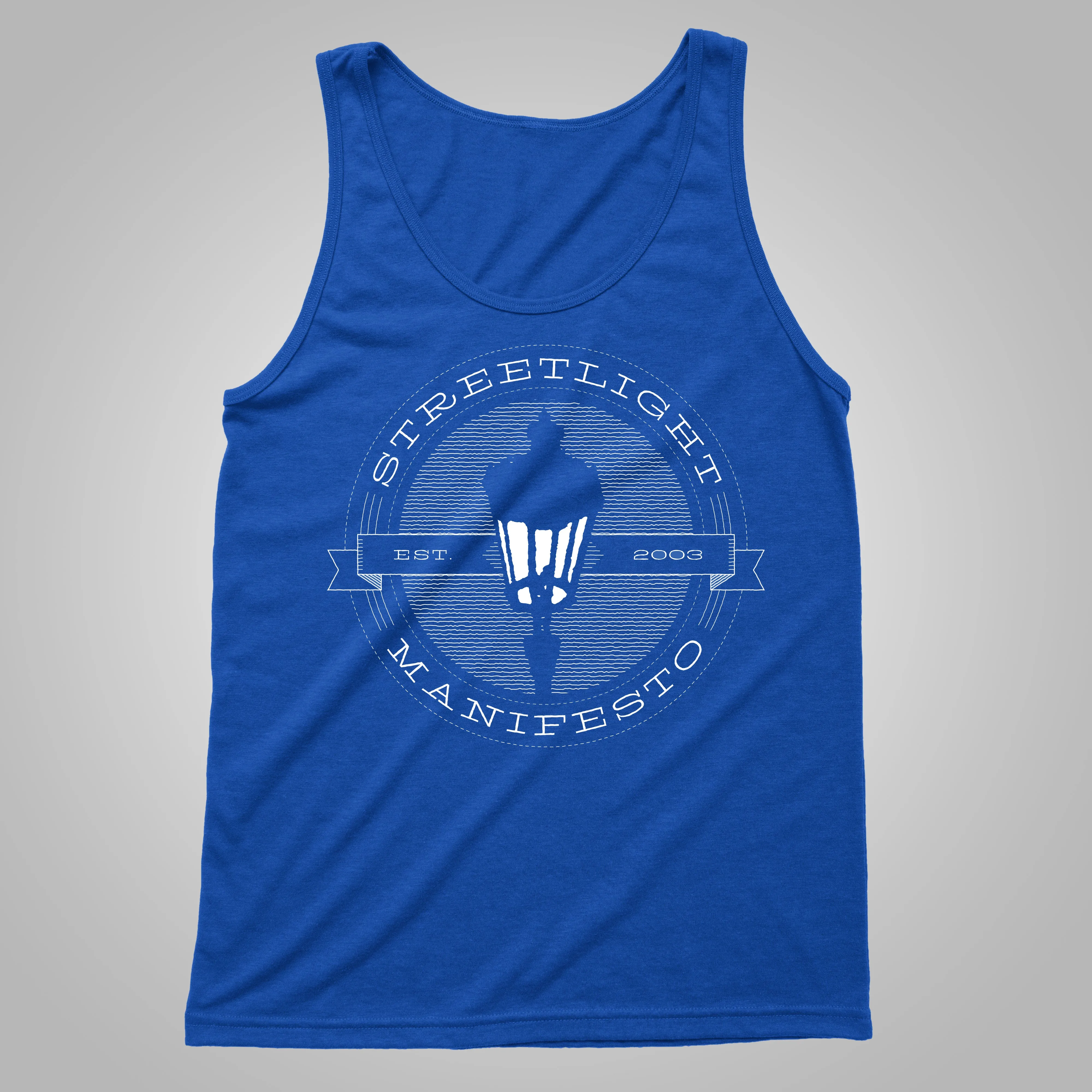 Streetlight Manifesto "Thinline" Tank (Blue) *Size S Only*