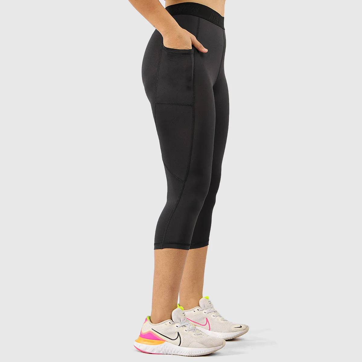 Stretch 7/8 Leggings (Black)