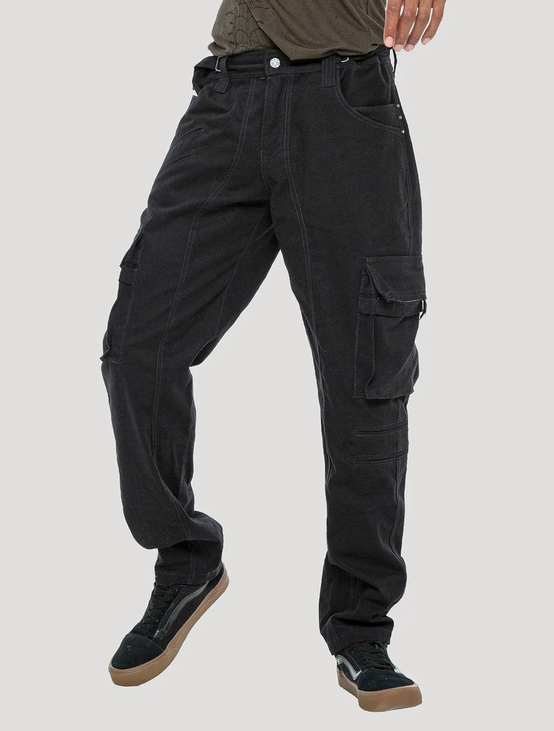 Stripy Rmx Cargo Pants