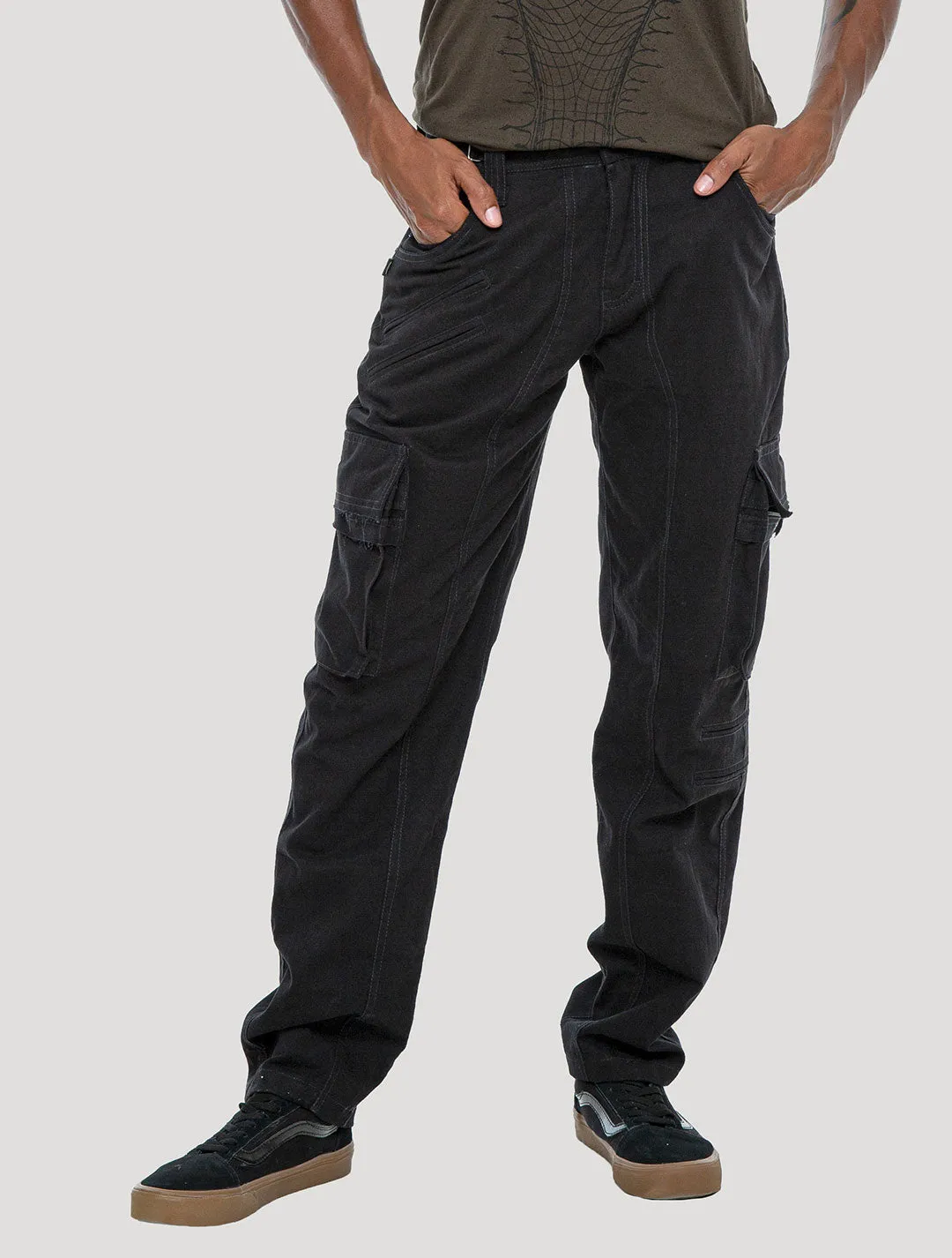 Stripy Rmx Cargo Pants