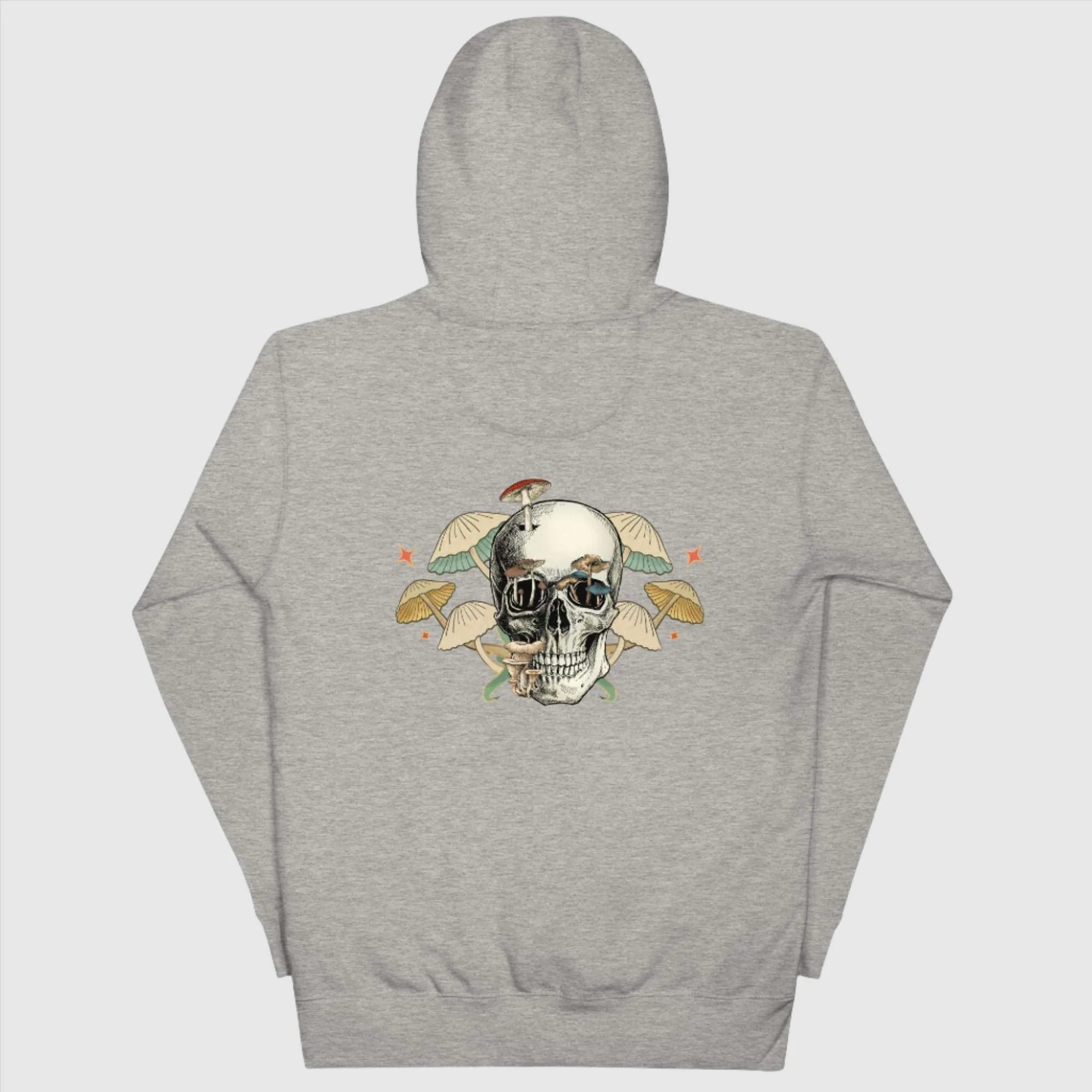 Unisex Mushroom Skull Hoodie