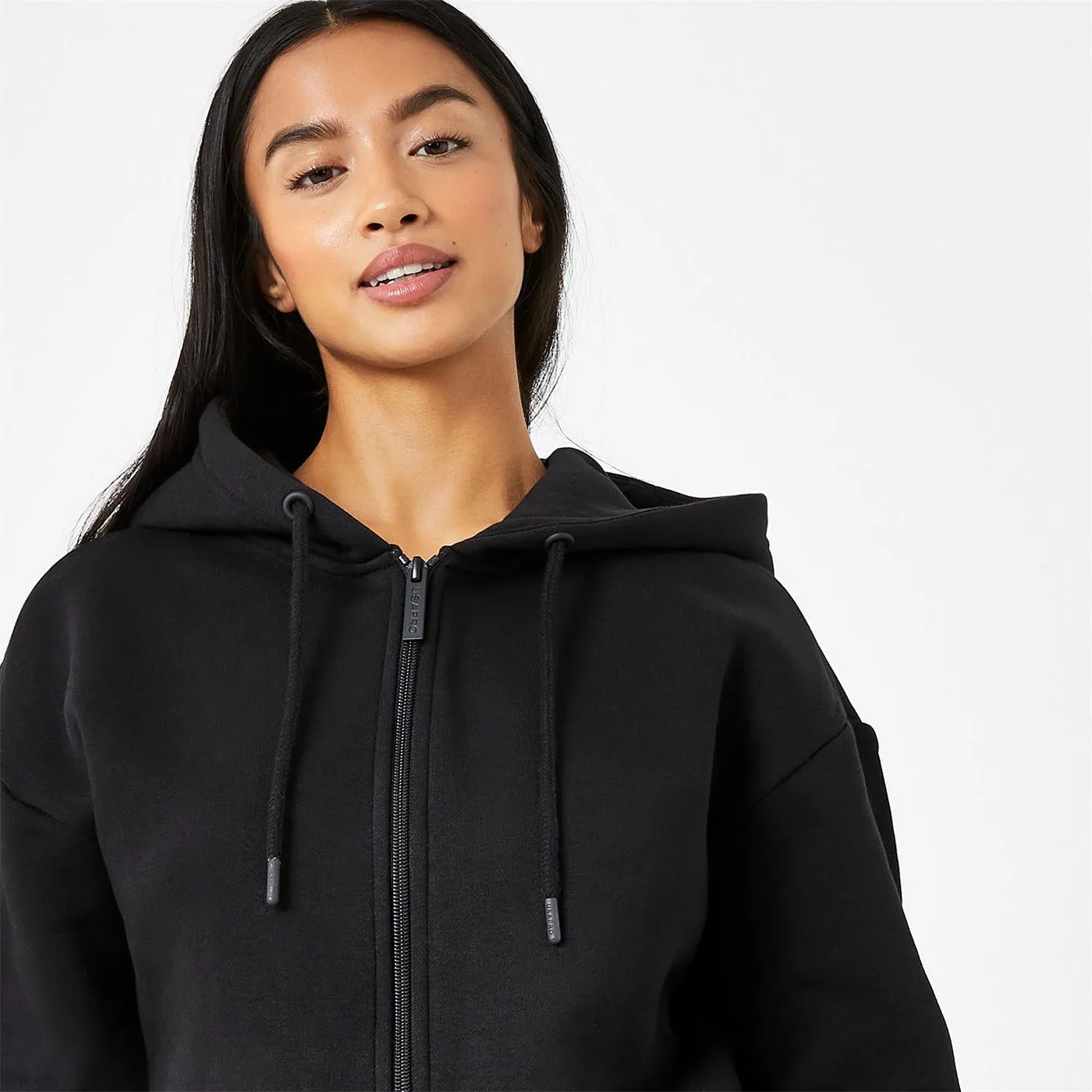 USAPRO Black Zip Up Hoodie