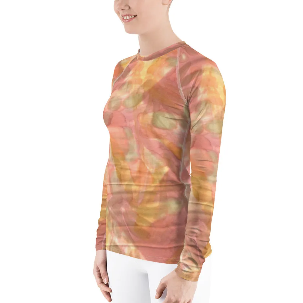 Watercolor Smudge Long Sleeve Tops