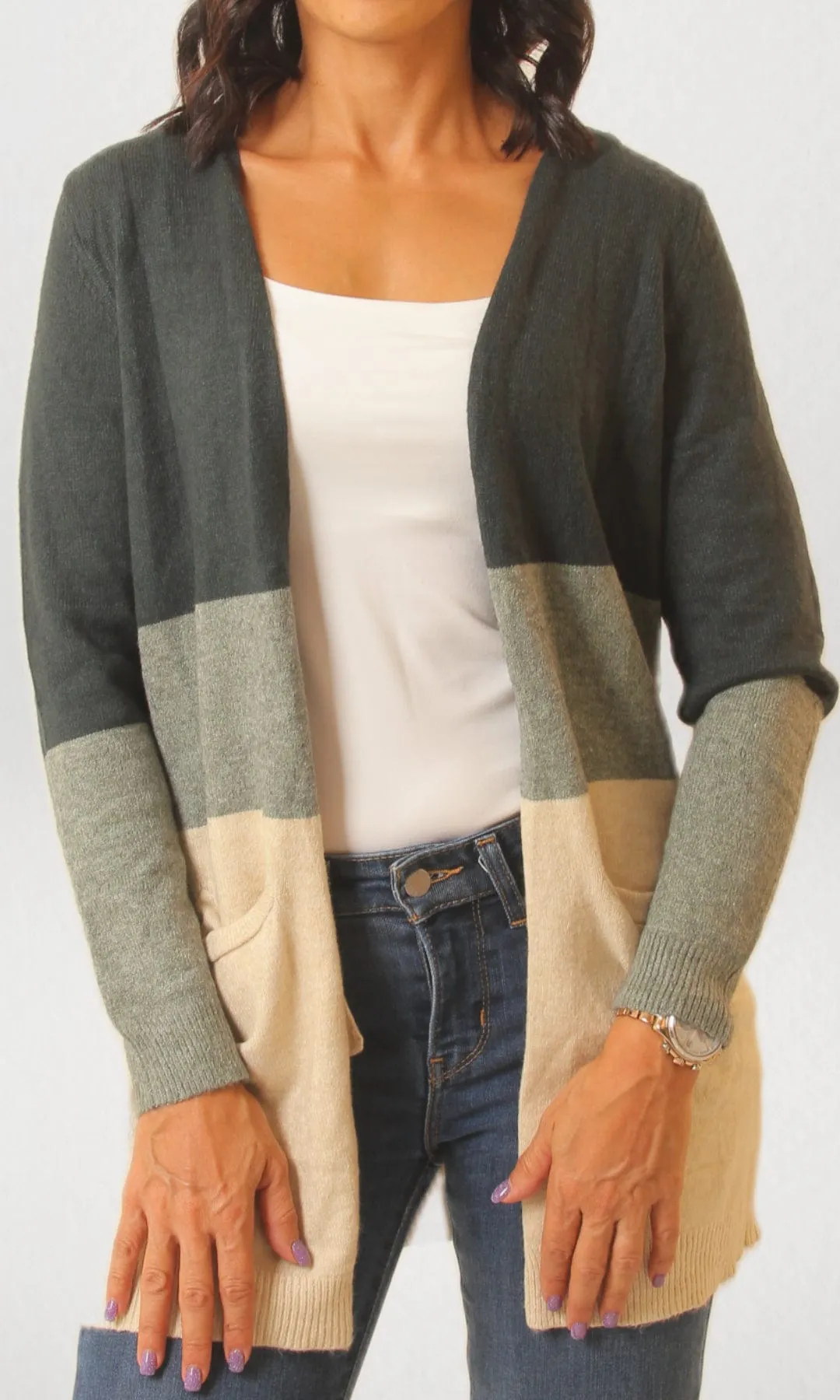 Winter Cardigan (Only) - Dark Green