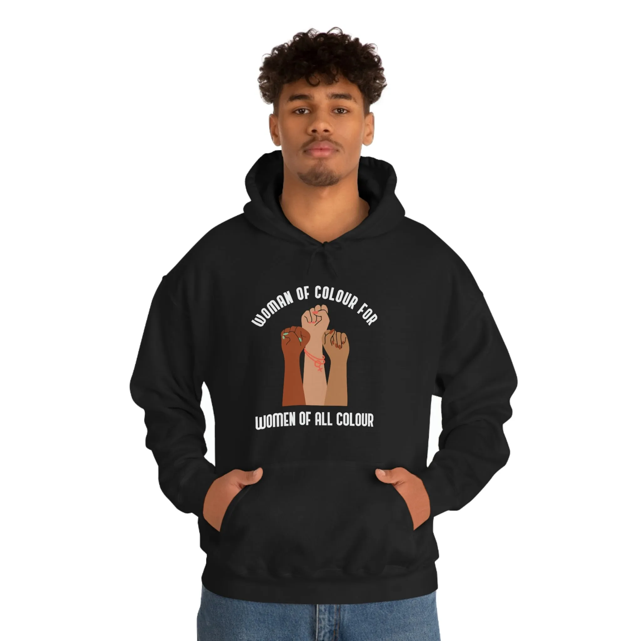 Women Empowerment / Feminist Hoodie Unisex-size - Woman Of Colour